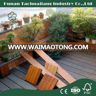 Strand Woven Bamboo Panel For outdoor Flooring Carbonized Color